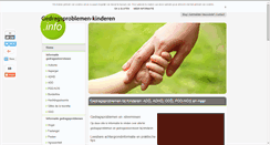 Desktop Screenshot of gedragsproblemen-kinderen.info